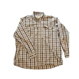 Red head brand co button down mens 3xl performance outdoors fishing hunting